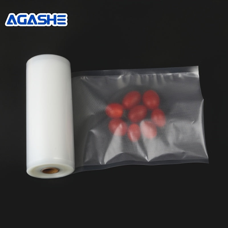 Vakuum Sealer Roll, 300cm (118.11in) uzunlikdagi mustahkam PE+PA materialidan tayyorlangan, oziq-ovqatni uzoqroq saqlashga yordam beradi va ko'pgina mashinalar bilan mos keladi. Uy oshpazlari va taom tayyorlash uchun ideal.