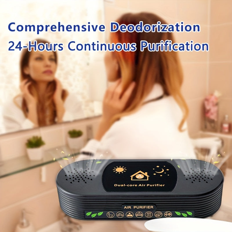 Universal Dual-Core USB Toilet Air Purifier Odor Elimination Quiet