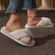 Women's Plush Indoor Slippers Soft Warm Comfortable Home Floor Shoes