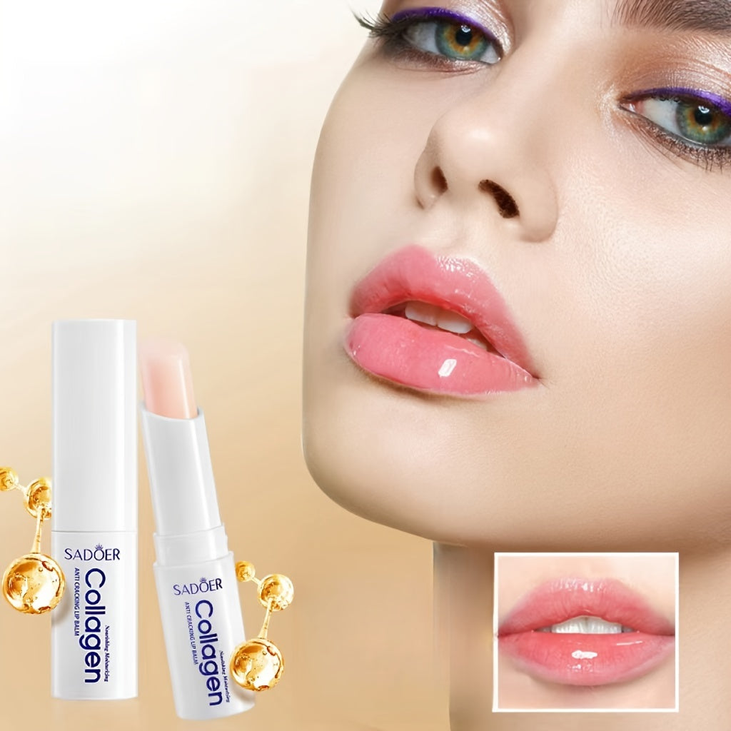 Women's Collagen Lip Balm Pack Hydrating Moisturizing Hypoallergenic