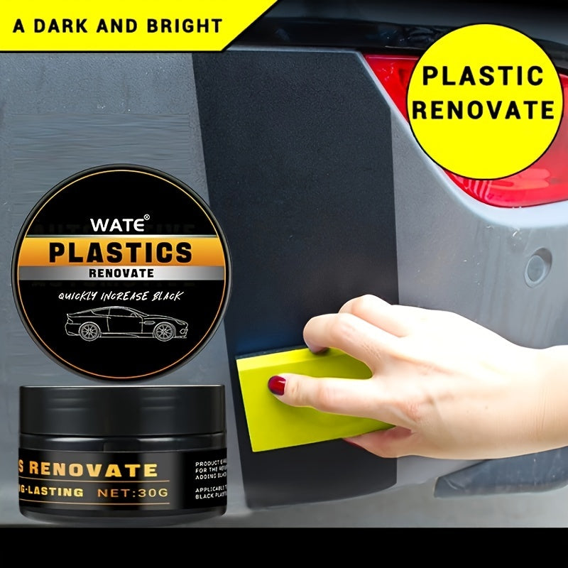 Auto Plastic Restoration Wax Crystal Clear Coating for Interior and Exterior