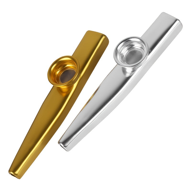 Легкий в обучении яркий инструмент для начинающих - Металлический казу, гитара, укулеле аккомпанемент