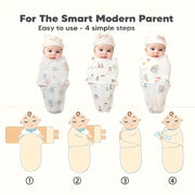 Представляем набор мягких и дышащих пеленок для младенцев, который включает в себя пеленку и шапочку для детей в возрасте от 0 до 6 месяцев. Необходимость для современных, продвинутых родителей.