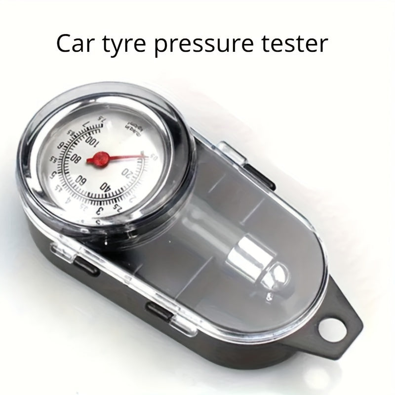 Mechanical Tire Pressure Gauge Handheld Car Air Pressure Tester with Analog Dial