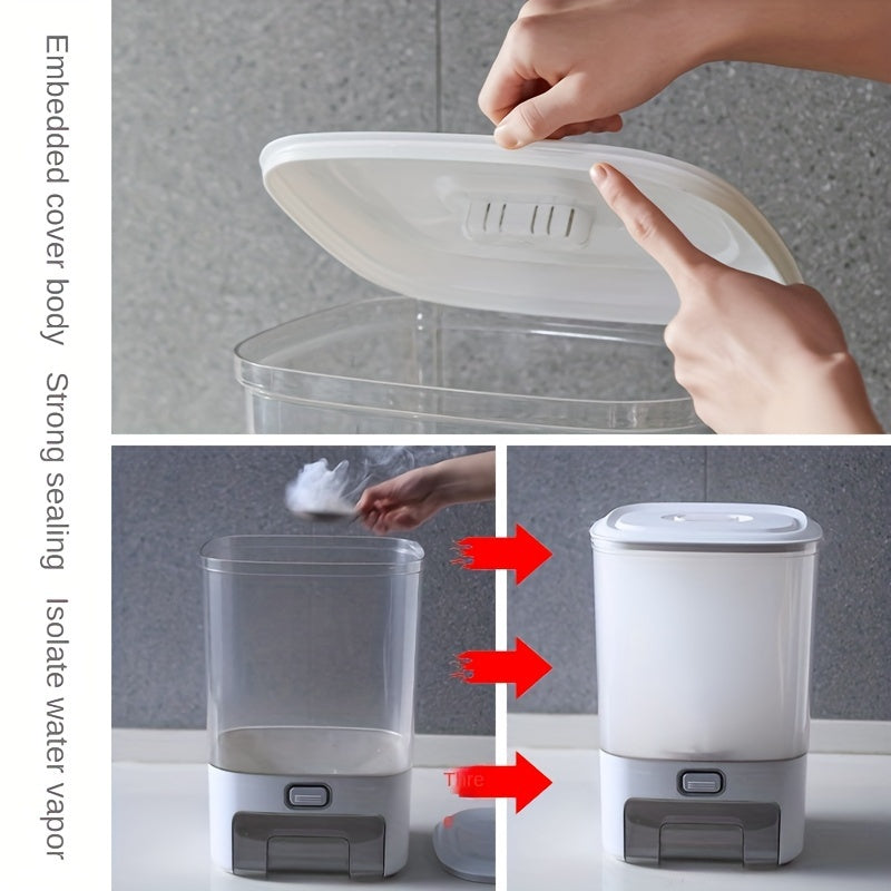 Airtight Storage Box for Grains and Flour, Leak-Proof Pantry Organizer