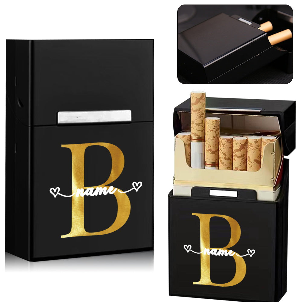 Personalized Metal Cigarette Case Water-Resistant Travel Organizer for Men