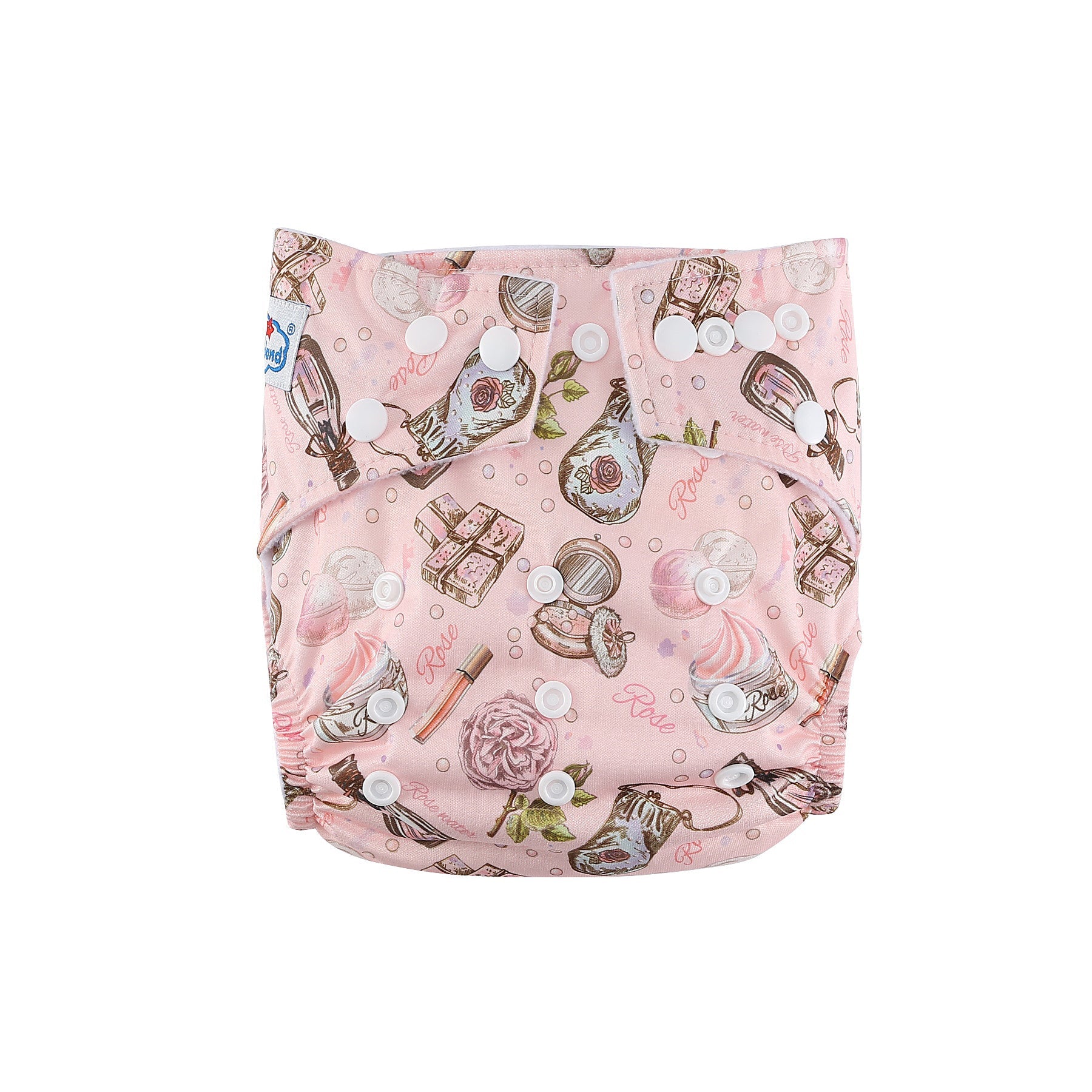 Baby Girls Waterproof Cloth Diaper Reusable Adjustable for 2.7-15kg