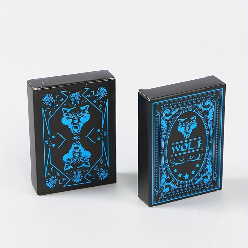 PVC Playing Cards Black and Blue for Parties and Gatherings