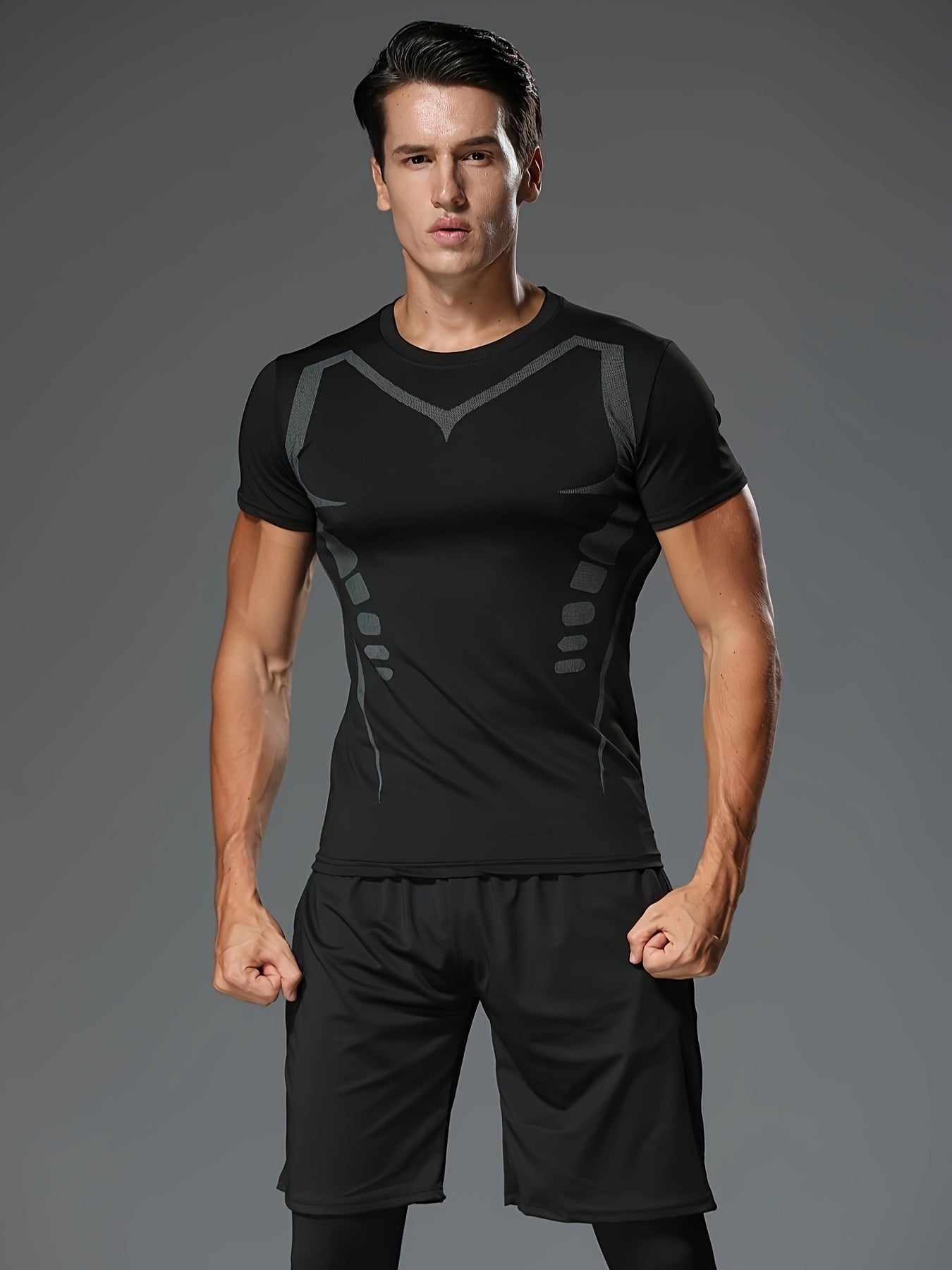 Men's Sportswear Running Fitness Quick-Dry Shirts Cycling Jackets Spring Summer Autumn