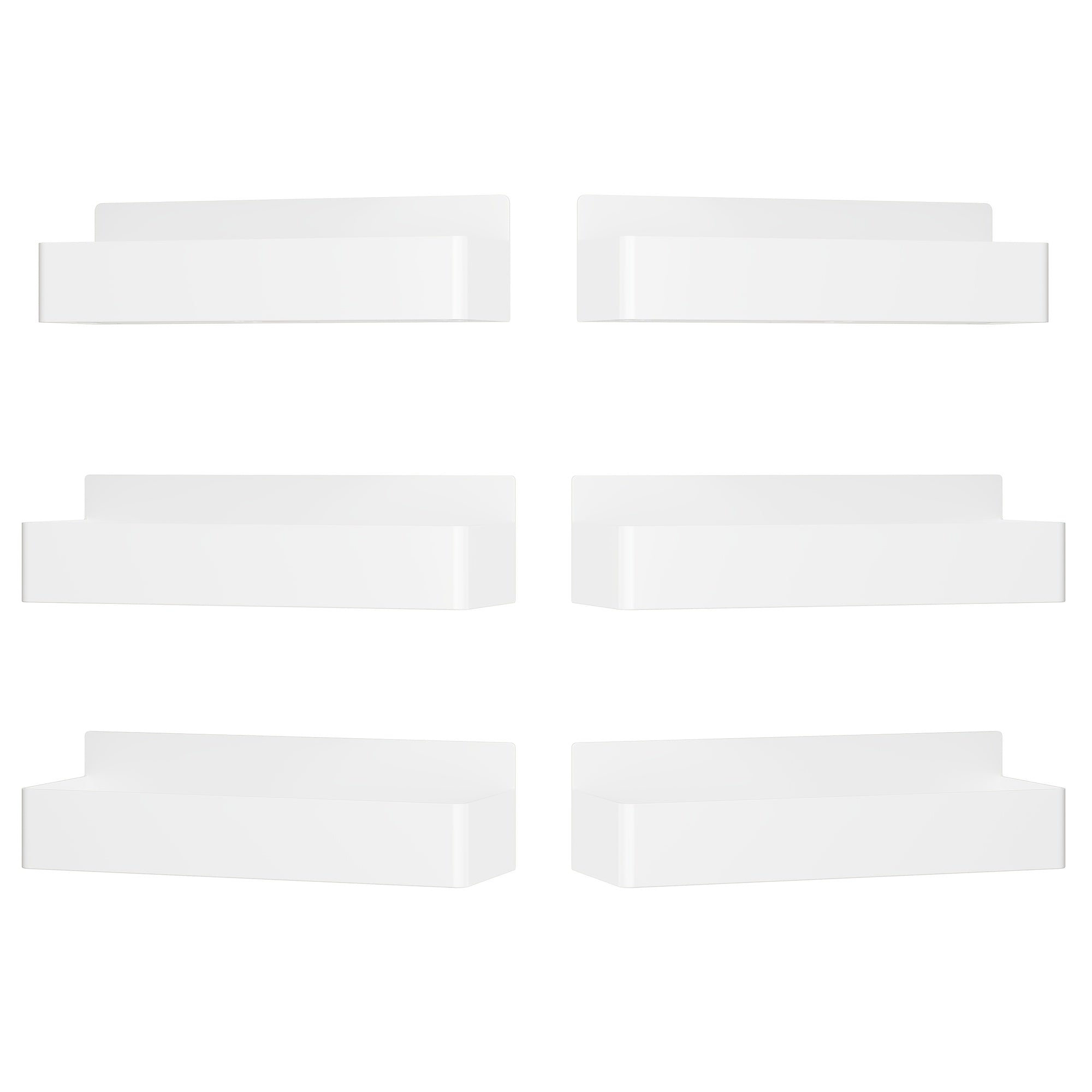 6pcs Magnetic Spice Rack Set Plastic Wall-Mounted Organizer for Refrigerator Oven