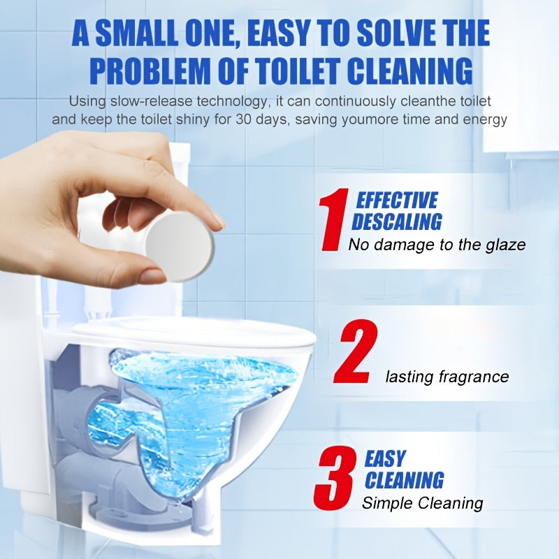 Automatic Toilet Cleaning Tablets Long-Lasting Stain and Odor Removal