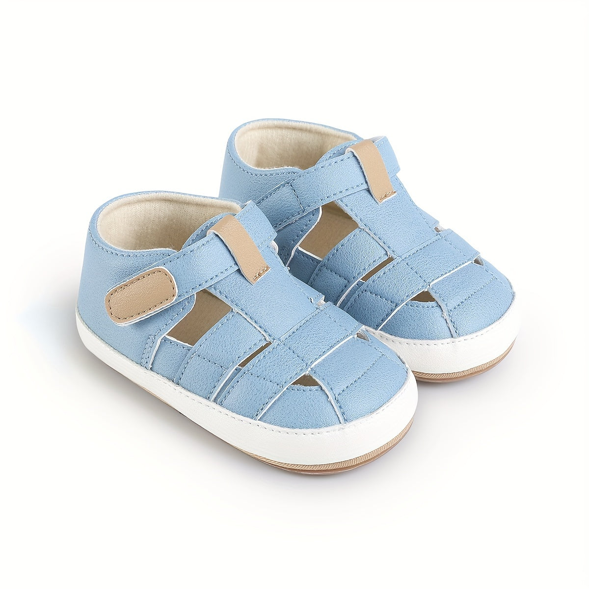 Children's White Toddler Sandals for Summer Anti-Slip Non-Fall Boys Girls 3-12 Months