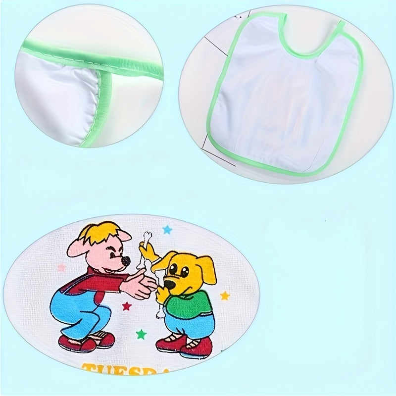 Baby Bibs Set 7 Pieces Waterproof Non-Weighted Bibs for Babies and Newborns