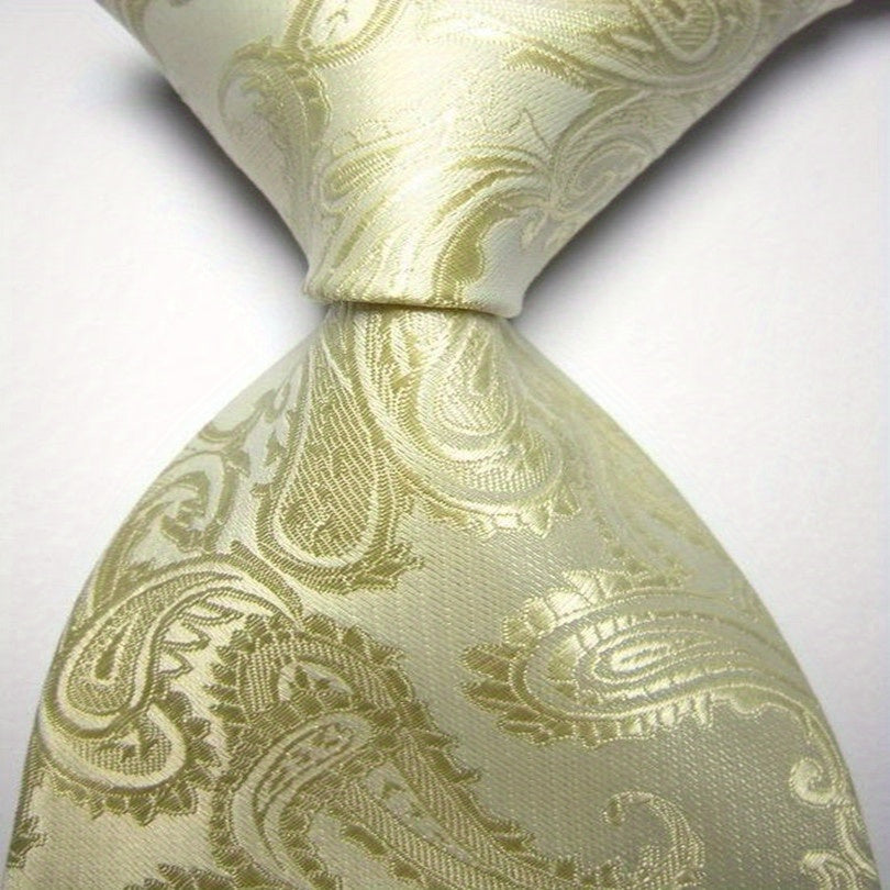 Men's Classic Neckties with Intricate Patterns for Formal and Gifting Occasions