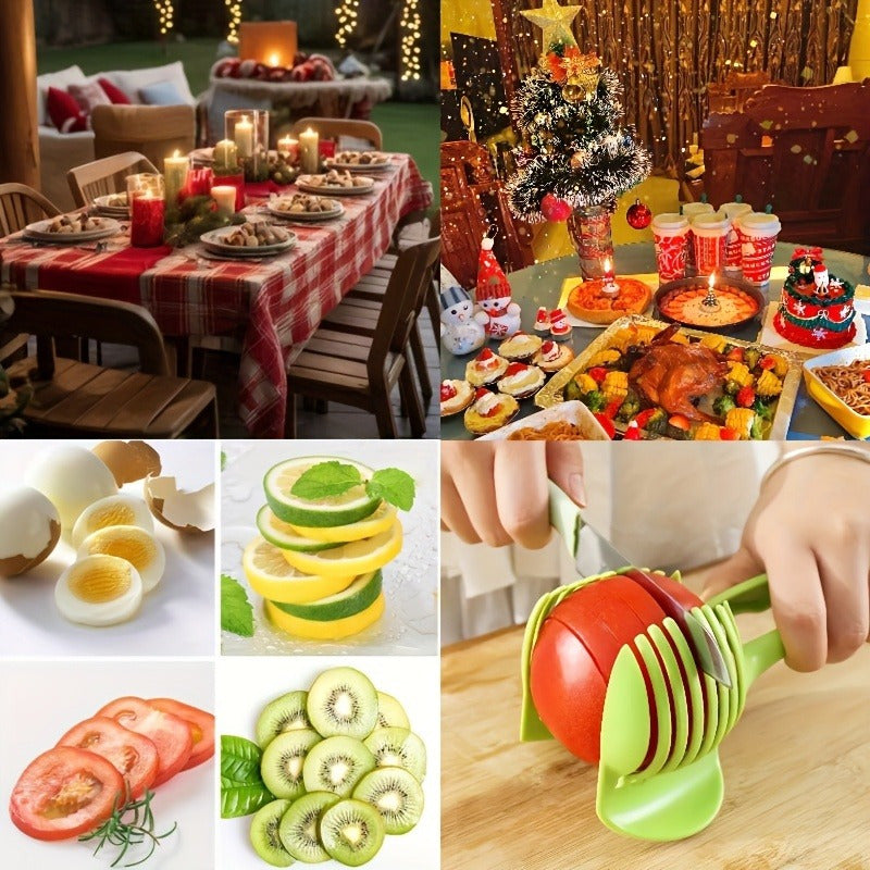 Multi-Functional Kitchen Slicer Pliers for Cutting Eggs Potatoes Tomatoes Lemons Apples