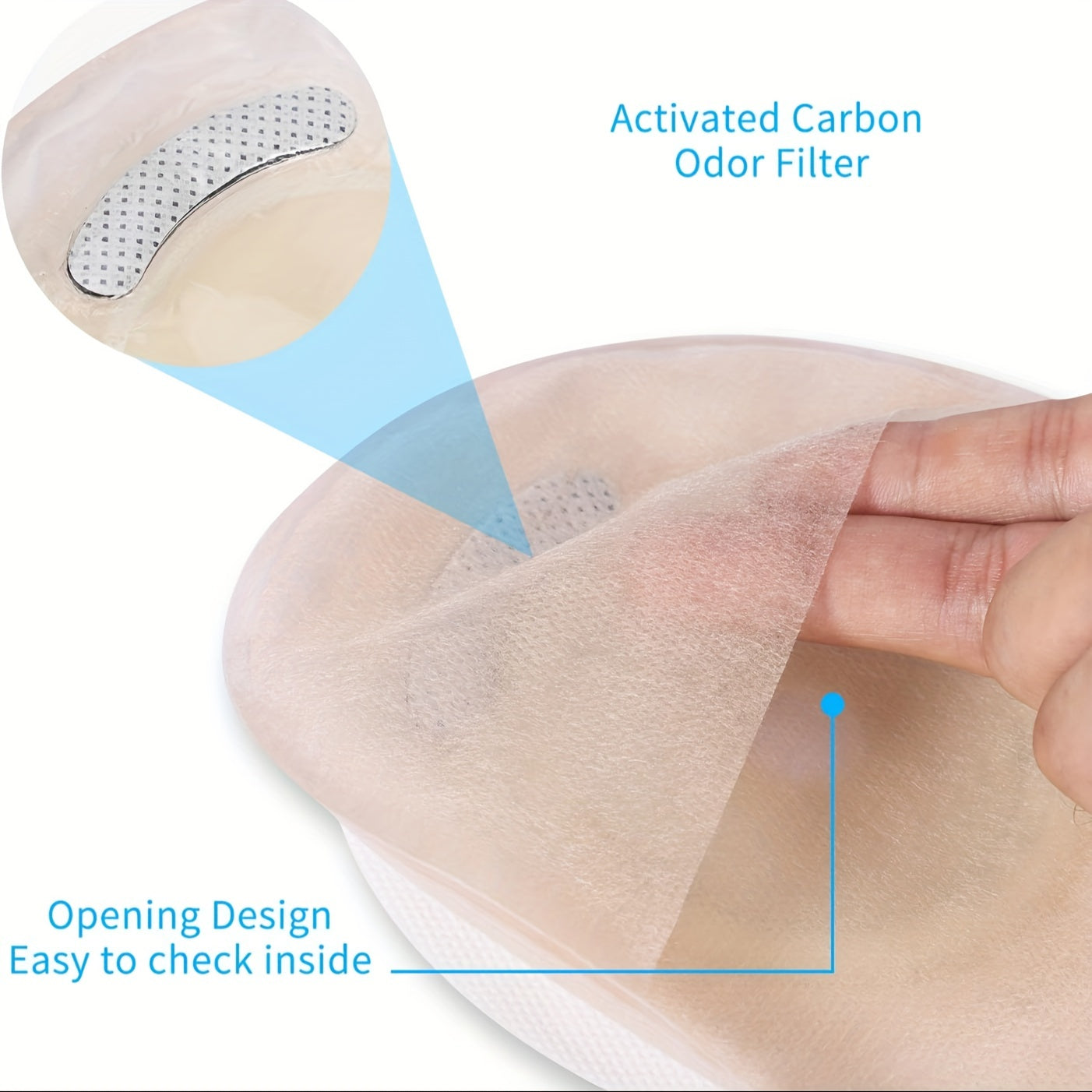 Waterproof Non-Woven Fabric Colostomy Bags for Home Care Medical Supplies