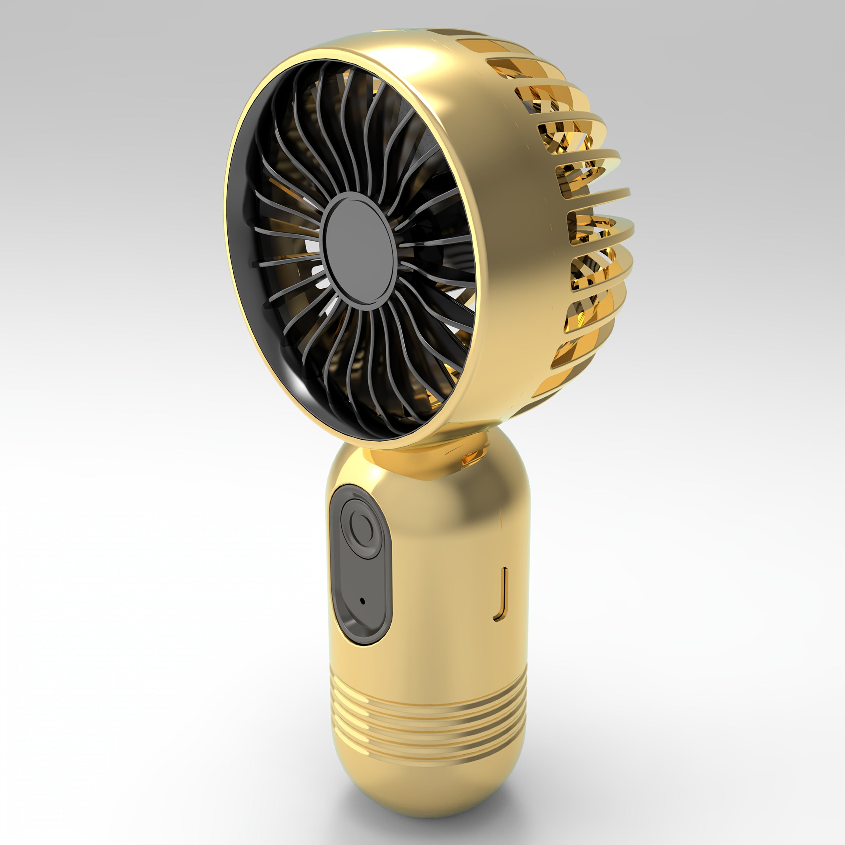 Portable Mini Fan with 3-Speed Settings USB Rechargeable Handheld Fan for Travel and Personal Use