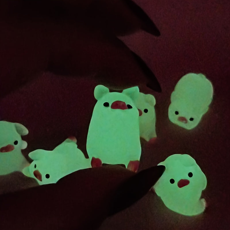 Bog'ingizga ushbu 6 ta mini qatron cho'chqa landshaft ornamentlari bilan bir oz sehr qo'shing.