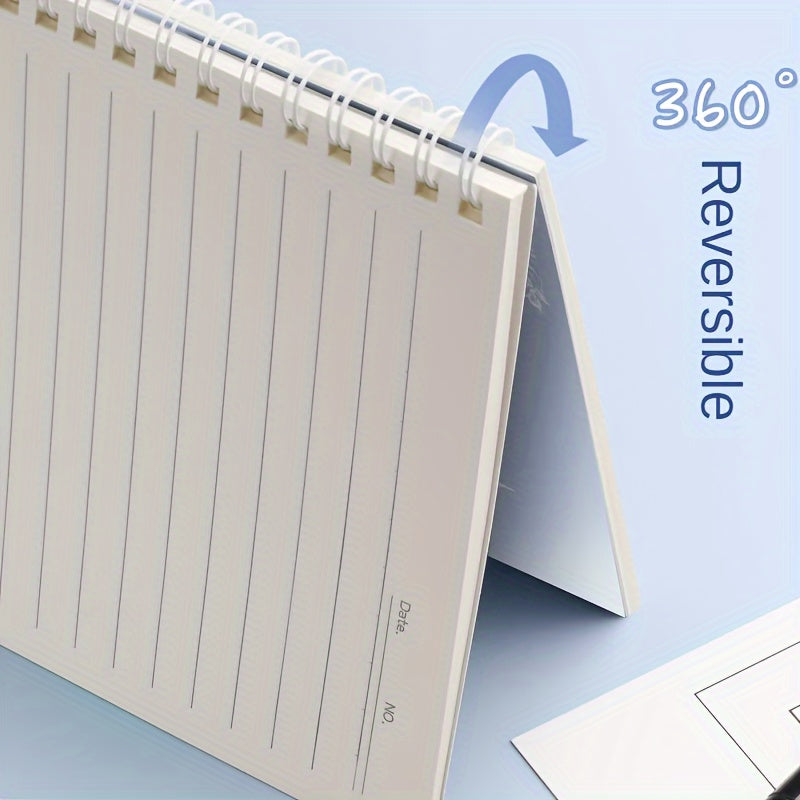 Set of 4 A5 Butterfly Dream Coil Notebooks with Wide Ruled Pages and Lay-Flat Design