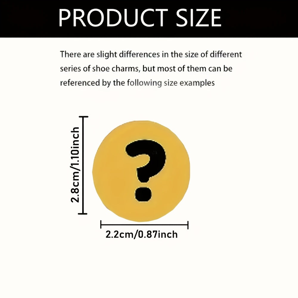 Unisex Shoe Charms Set for Clogs and Sandals, DIY Accessories, 10 Pieces