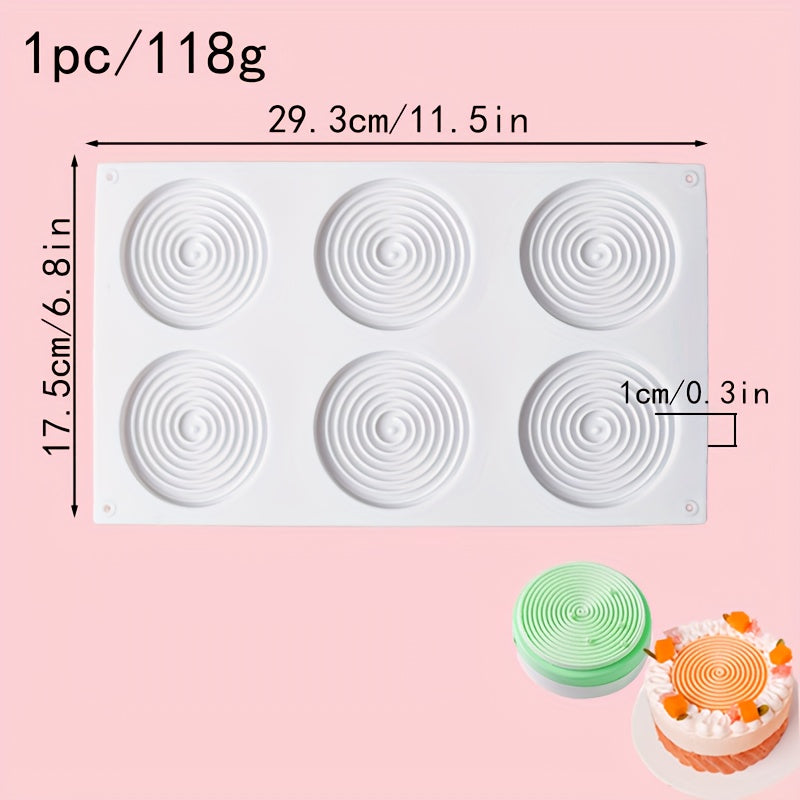Silicone Mold for Round Ball Shape Cake Decorating Tools Spiral Baking Mold