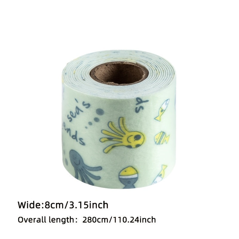 Self-Adhesive Window Sill Sticker with Anti-Fog Velvet Surface for Kitchen Countertops