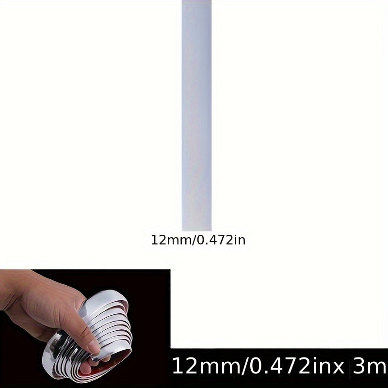 Car Exterior Chrome Plated Body Strip Bumper Door Trim 3m/118in Silver Protector