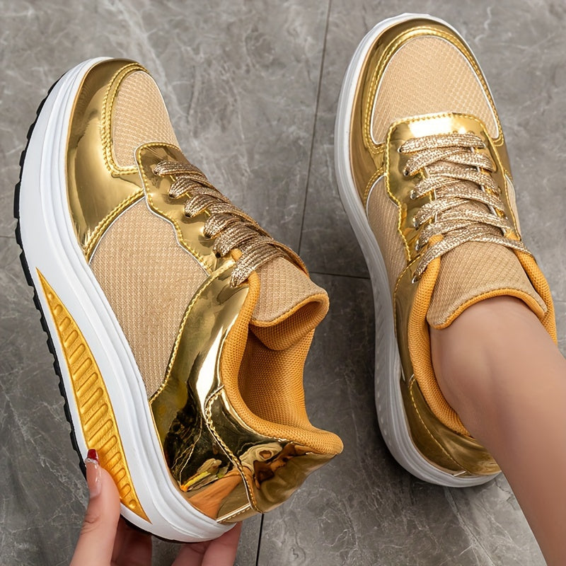 Women’s Fashion Sneakers with Thick Platform Sole All-Season Casual and Sport Shoes