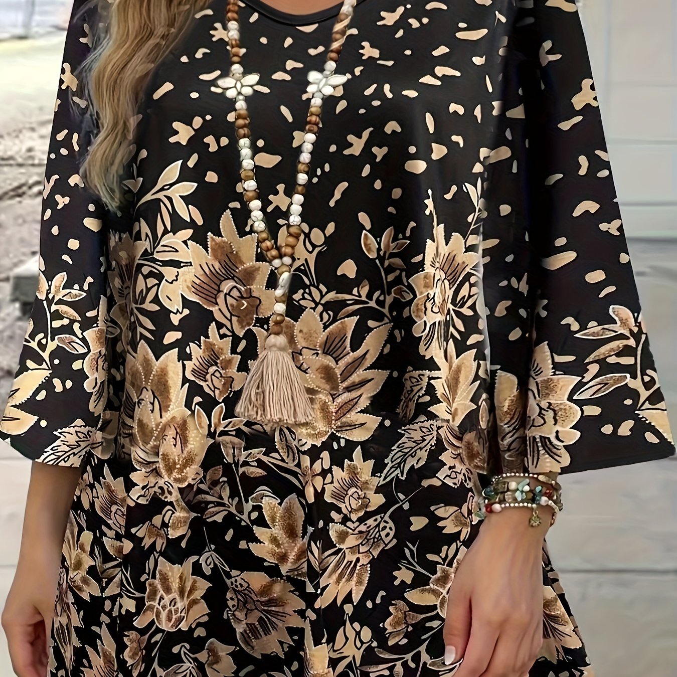 Plus Size Spring Summer Autumn Casual Stretch Top for Women