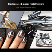 Women Golden Titanium Nail Polish Multi-Color High Gloss Quick-Dry