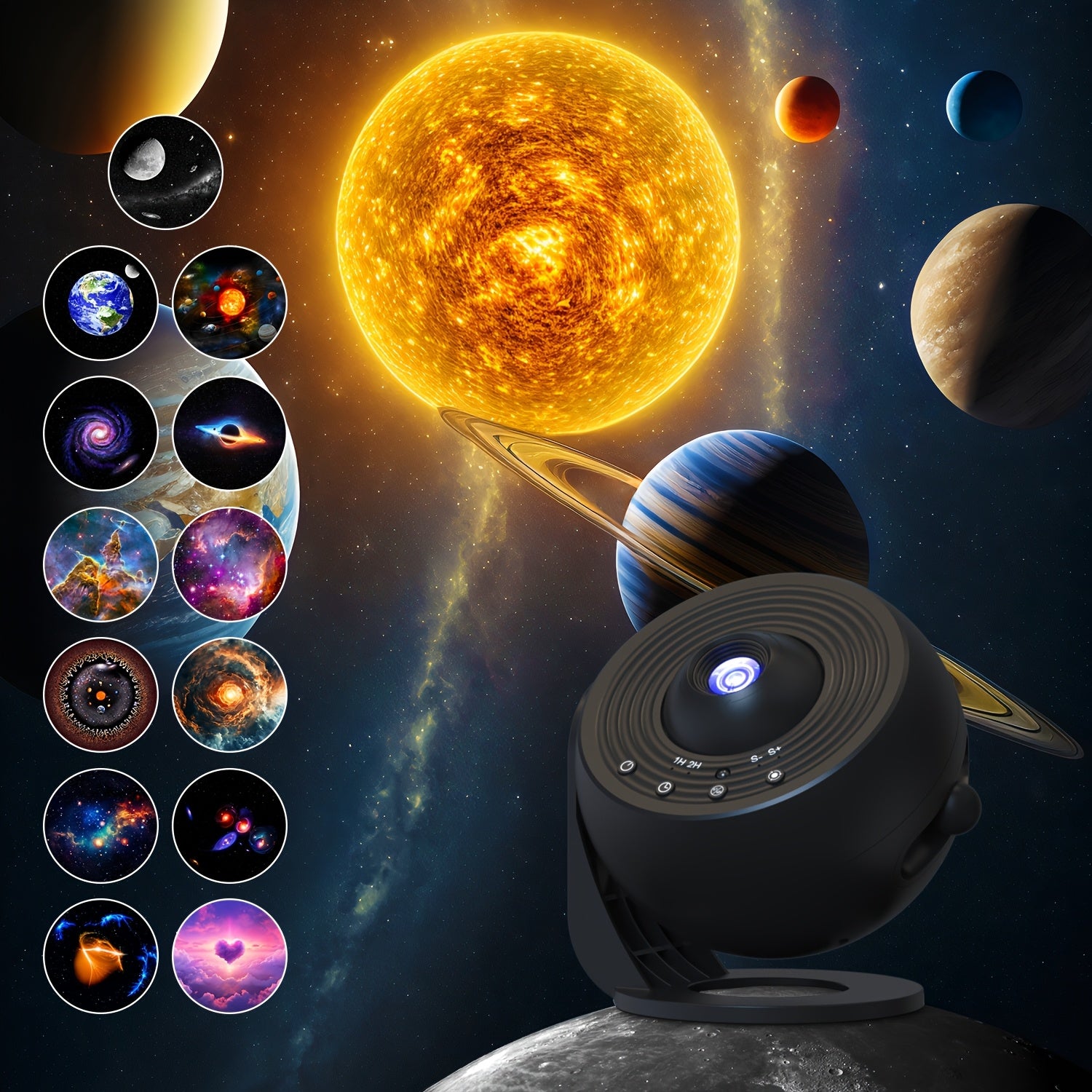 Kids 4K HD Globe Projector 13-in-1 Star Planetarium Night Light