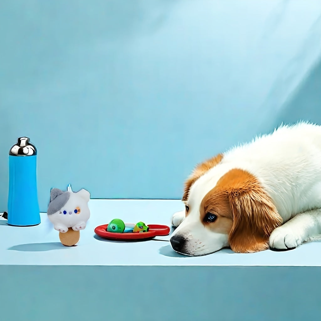 Durable Plush Cartoon Cat Dog and Cat Chew Toy for All Sizes