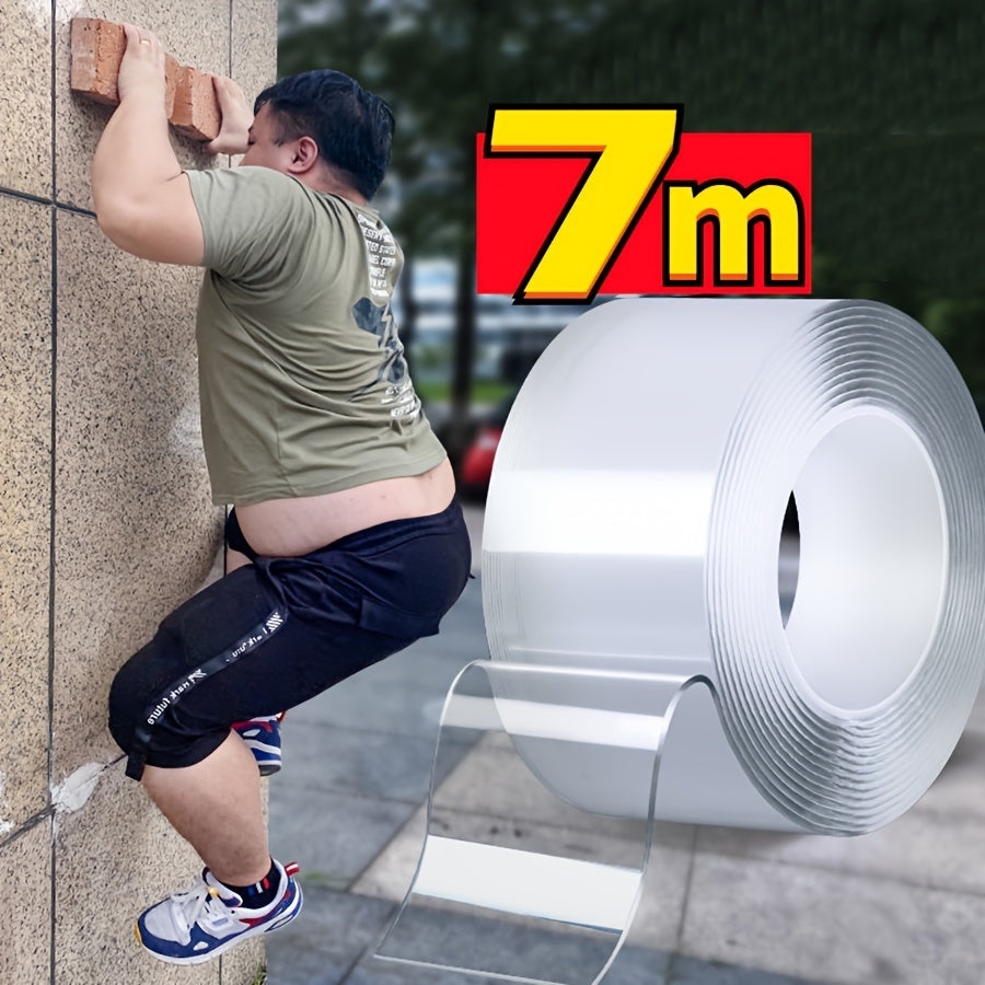 7m Waterproof Double-Sided Nano Tape Reusable Adhesive for All Surfaces