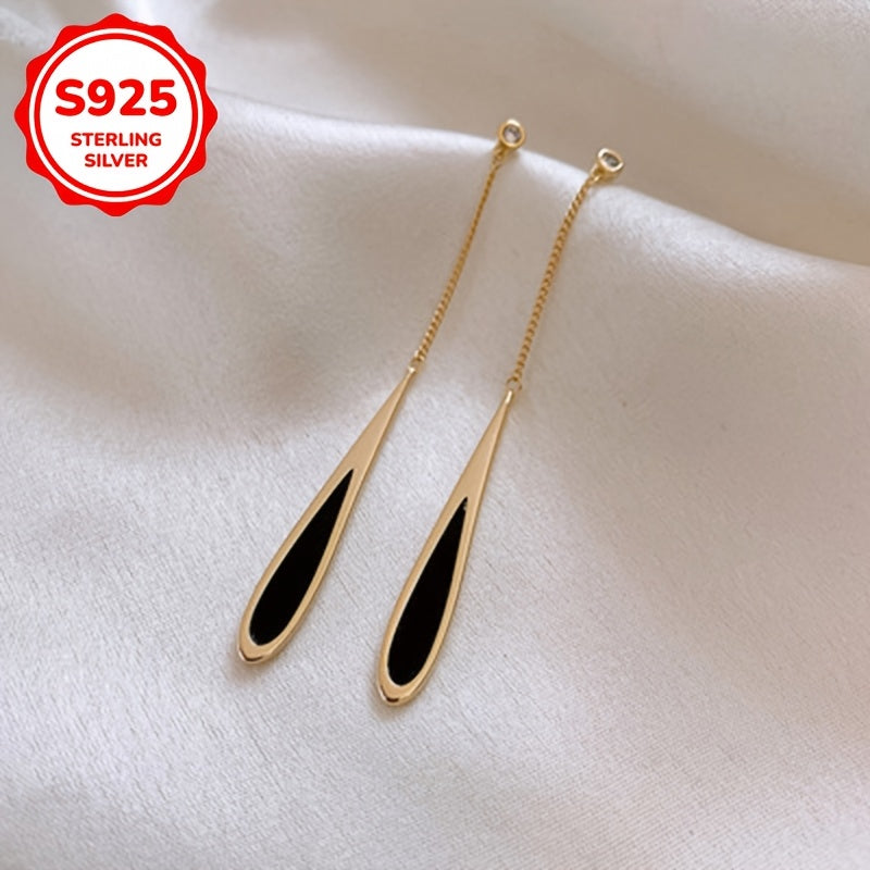 Sterling Silver Tassel Earrings for Women Hypoallergenic Lightweight Jewelry