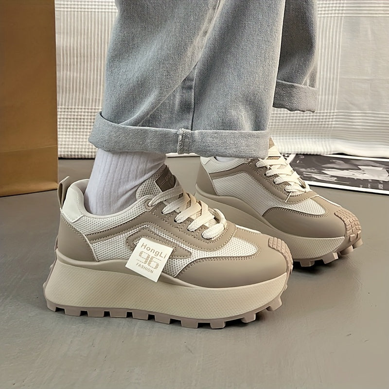 Women's Casual Sneakers Breathable Fabric Low Top Athletic Shoes