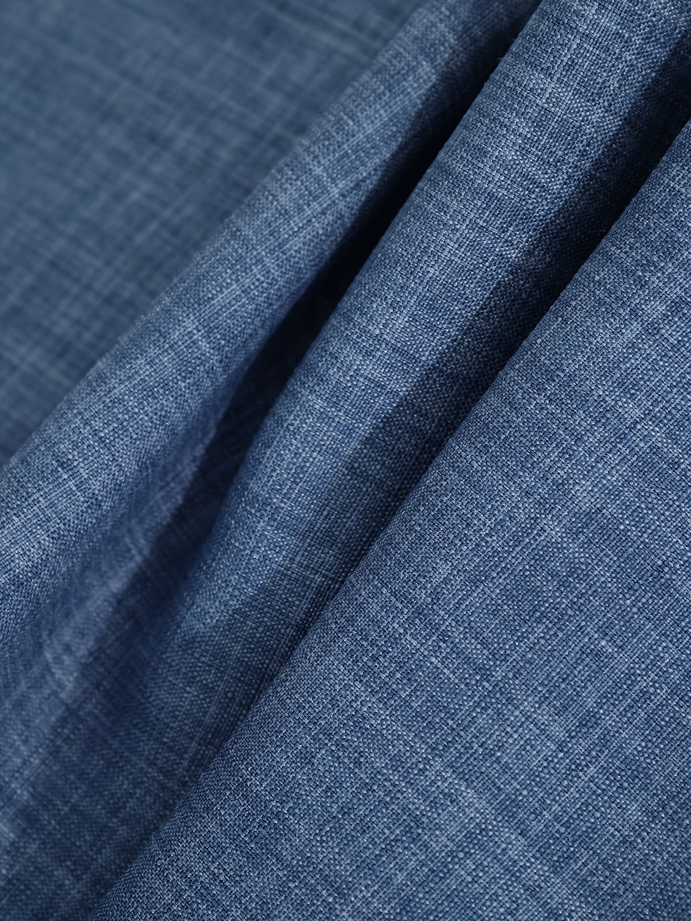 Мужской повседневный костюм из легкого полиэстера, брюки и рубашка с длинными рукавами