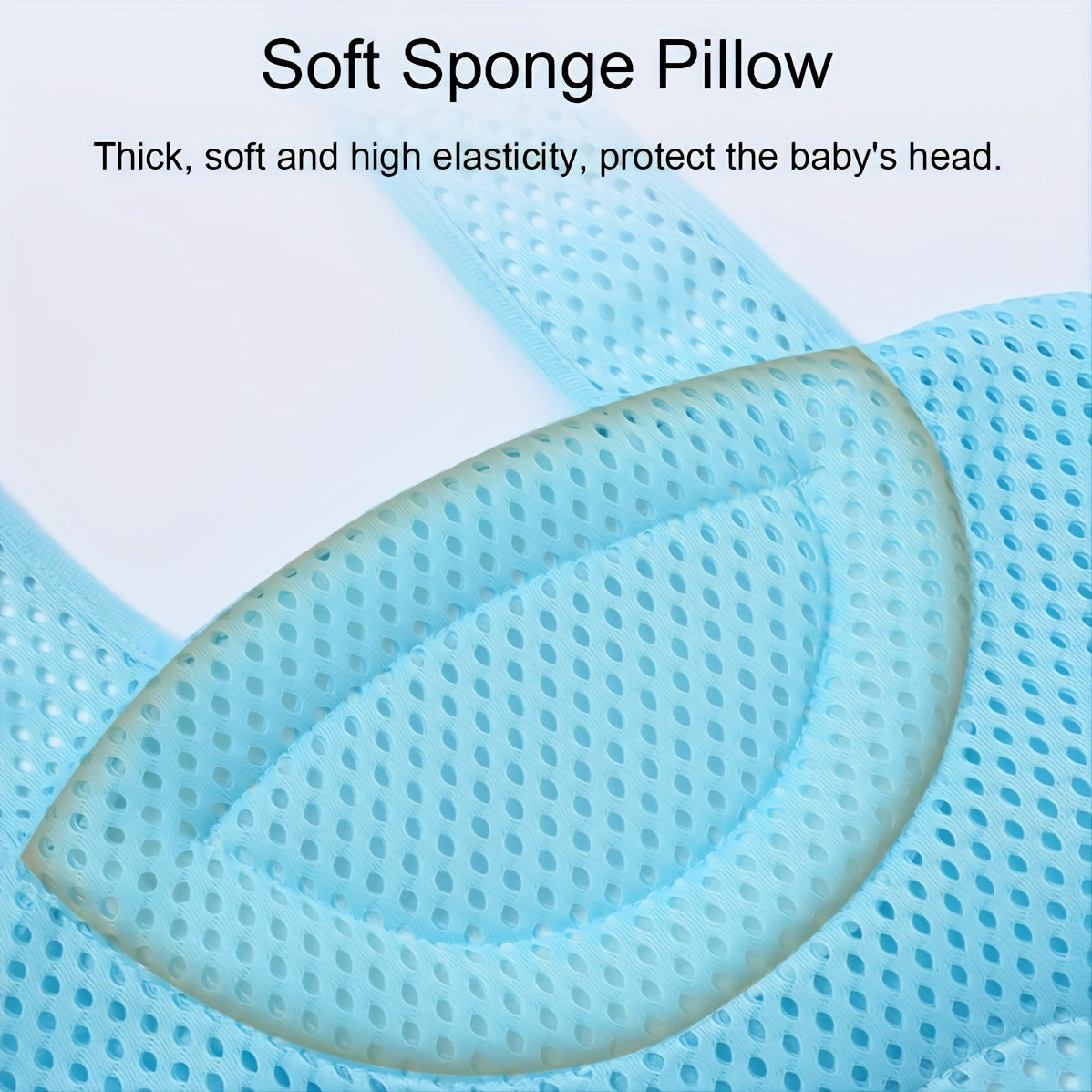 Bath Net with Non-Slip Mat for Bathtub Floating Bath Support