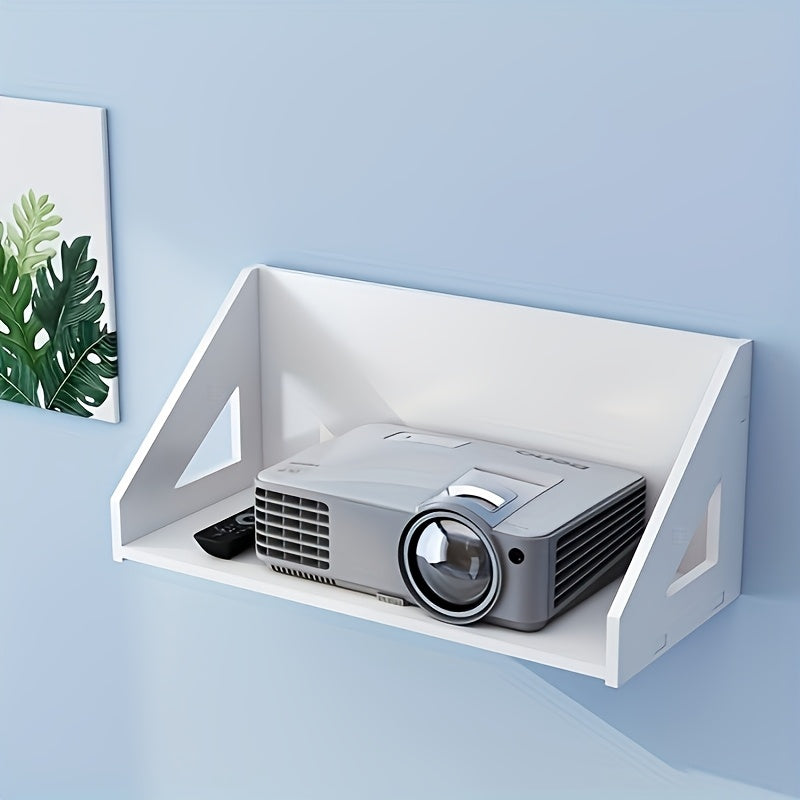 Estante para proyector de pared hecho de corcho duradero para dormitorio, sala de estar, oficina