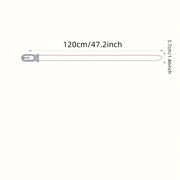 Canvas Belt for Kids with Automatic Buckle Hypoallergenic Security Check Friendly Casual Adjustable