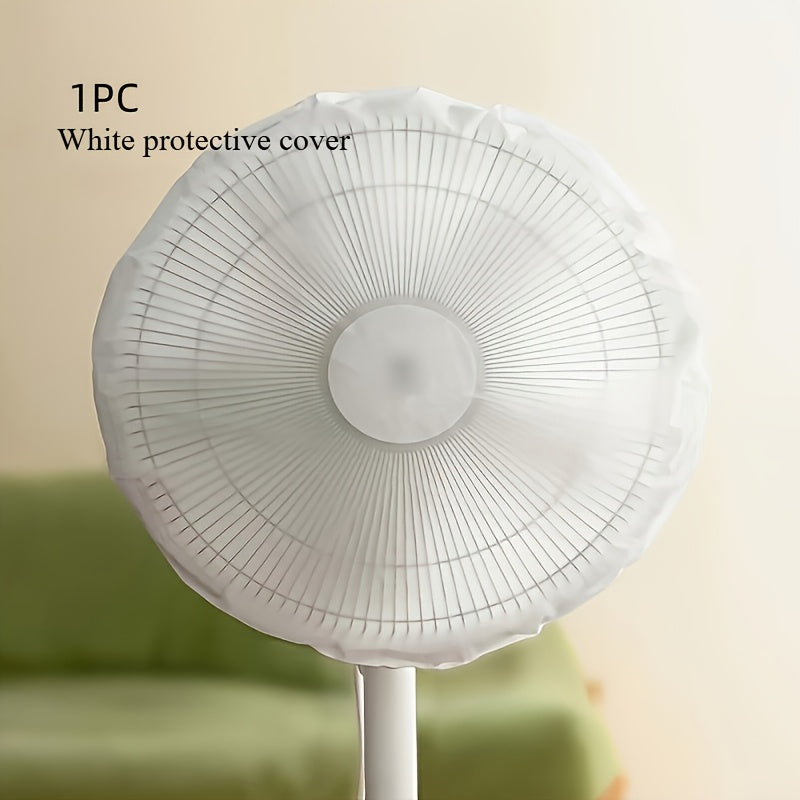 Electric Fan Dust Cover with Pleated Design All-Season Dustproof Snap-On for Home and Office Fans