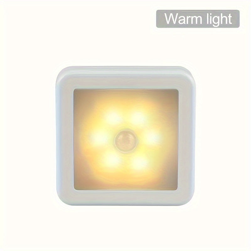 Modern Wall Light with 6 LEDs Motion Sensor Adjustable Brightness Battery Operated