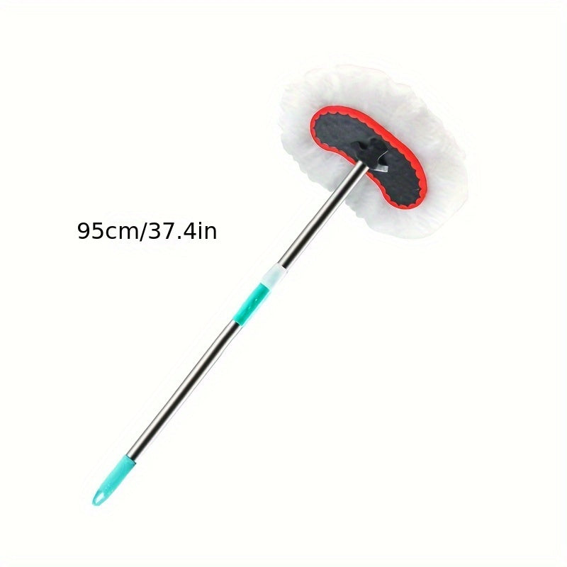Car Wash Mop Brush Telescopic Long Handle Soft Bristle RV and Car Cleaner