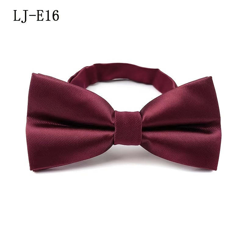 Men's Bow Tie Polyester Jacquard Fabric for Formal Events
