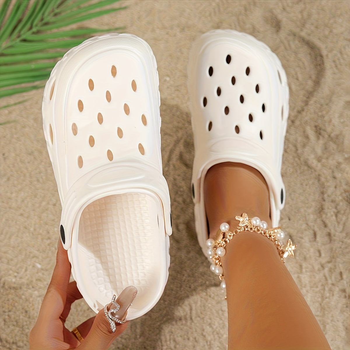 Women's Non-Slip Slip-On House Shoes with Cushioned Sole Indoor Outdoor