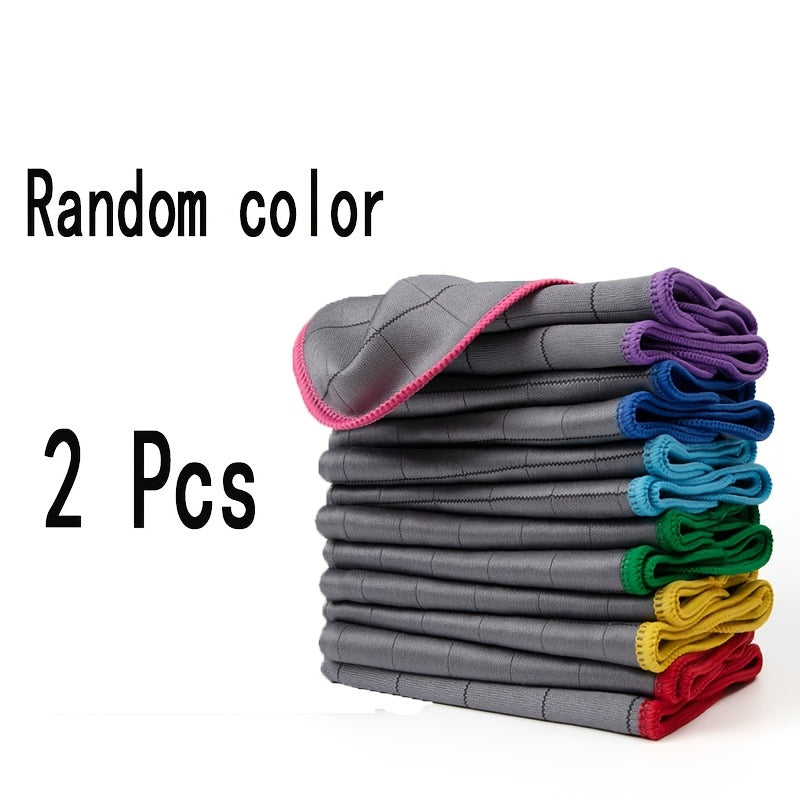 Microfiber Cleaning Cloth for Glass Windows Mirrors Auto Detailing Pack of 1 or 2