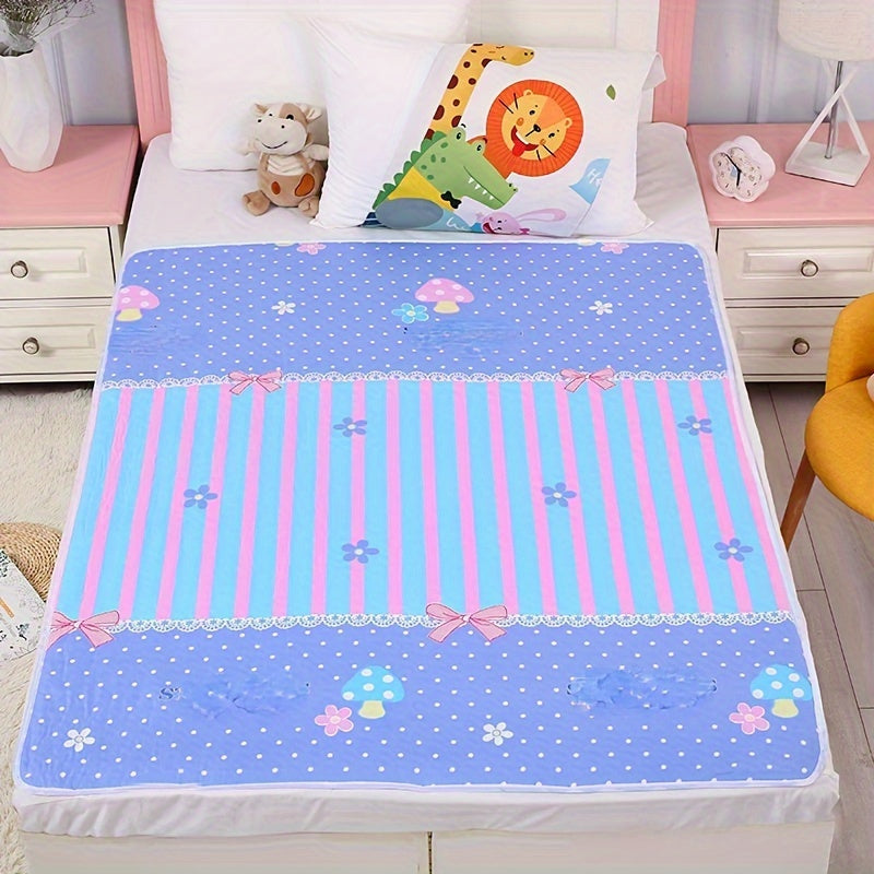 Alfombra de cambio impermeable para bebé 90cm x 70cm, reutilizable, lavable, para pañales de niños