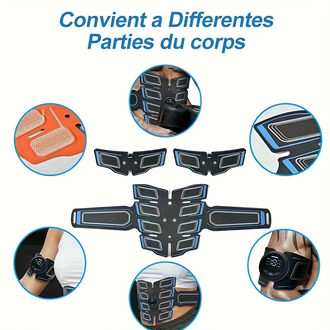 Charging Model 8-Block Abdominal Muscle Trainer Body Trimmer for Perfect Body