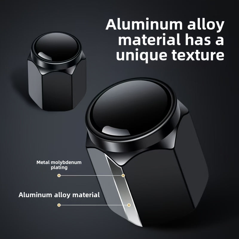 Car Tire Valve Cover 5-Pack Universal Rubber for SUV and Sedan