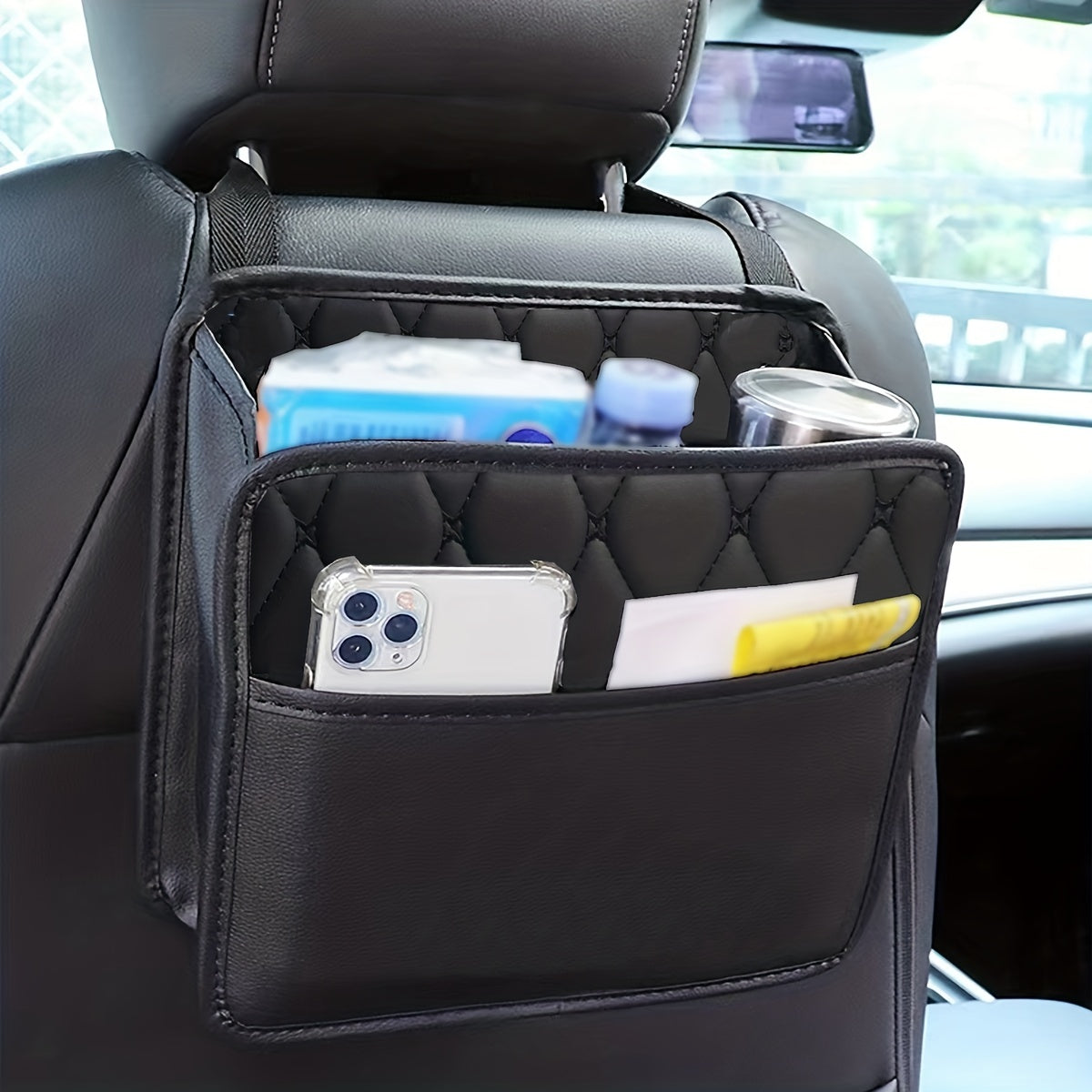 Car Seat Back Storage Hanging Bag Multifunctional Large Capacity Organizer