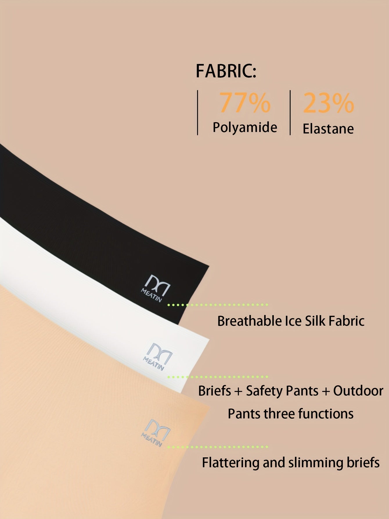 Women's High-Waist Tummy-Tightening Hip-Lifting Sports Boxer Shorts Underwear